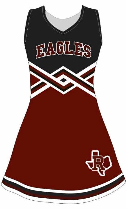 **Pre-Order** Roosevelt Eagle Cheer Uniform with Separate Shorts